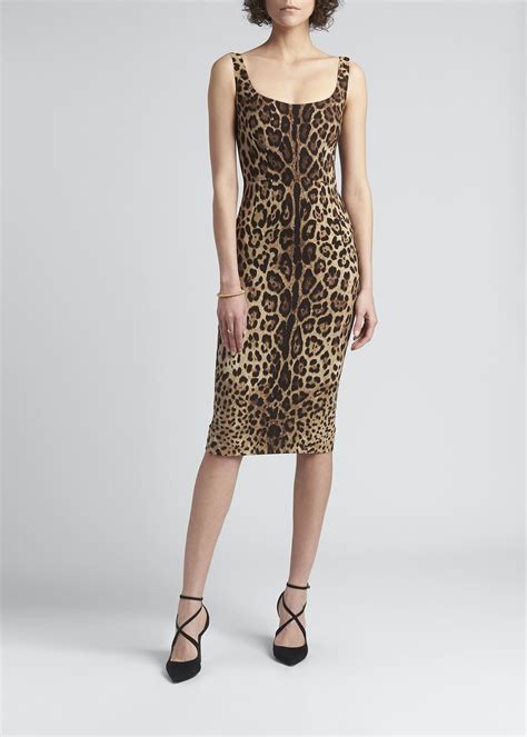 dolce gabbana leopard flower print dress|dolce and gabbana leopard sneakers.